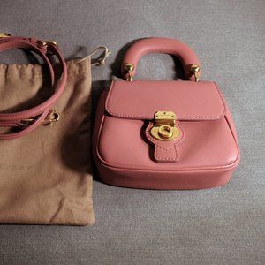 Burberry Mini DK88 Top Handle Bag Blossom Pink